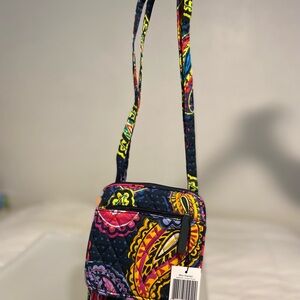 Vibrant Patterned twilight paisley mini hipster Crossbody Bag